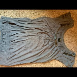 Guess beaded top with gathered bottom